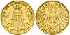 REICHSGOLDMÜNZEN, HAMBURG, FREIE UND HANSESTADT Hamburg.10 Mark 1890 J. J. 211. Schl. 140. D.S. 298. Fr. 3781. G O L D ss-vz, Аукцион: Gerhard Hirsch от 112 EUR