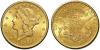 VEREINIGTE STAATEN VON AMERIKA San Francisco.20 Dollars(Double Eagle) 1896 S (900 fein). Liberty head; eagle with motto and "Twenty Dollars". Fr. 178, Аукцион: Gerhard Hirsch от 880 EUR