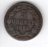 Польша (Краков) 5 грошей 1835 год Ag, Аукцион: Competentia от 2 500 RUB