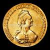 5 рублей. Российская Империя, Екатерина II, 1778 г., Au, VF/XF, 23,5—23,4 мм, Аукцион: Domantik Live за 224 000 RUB