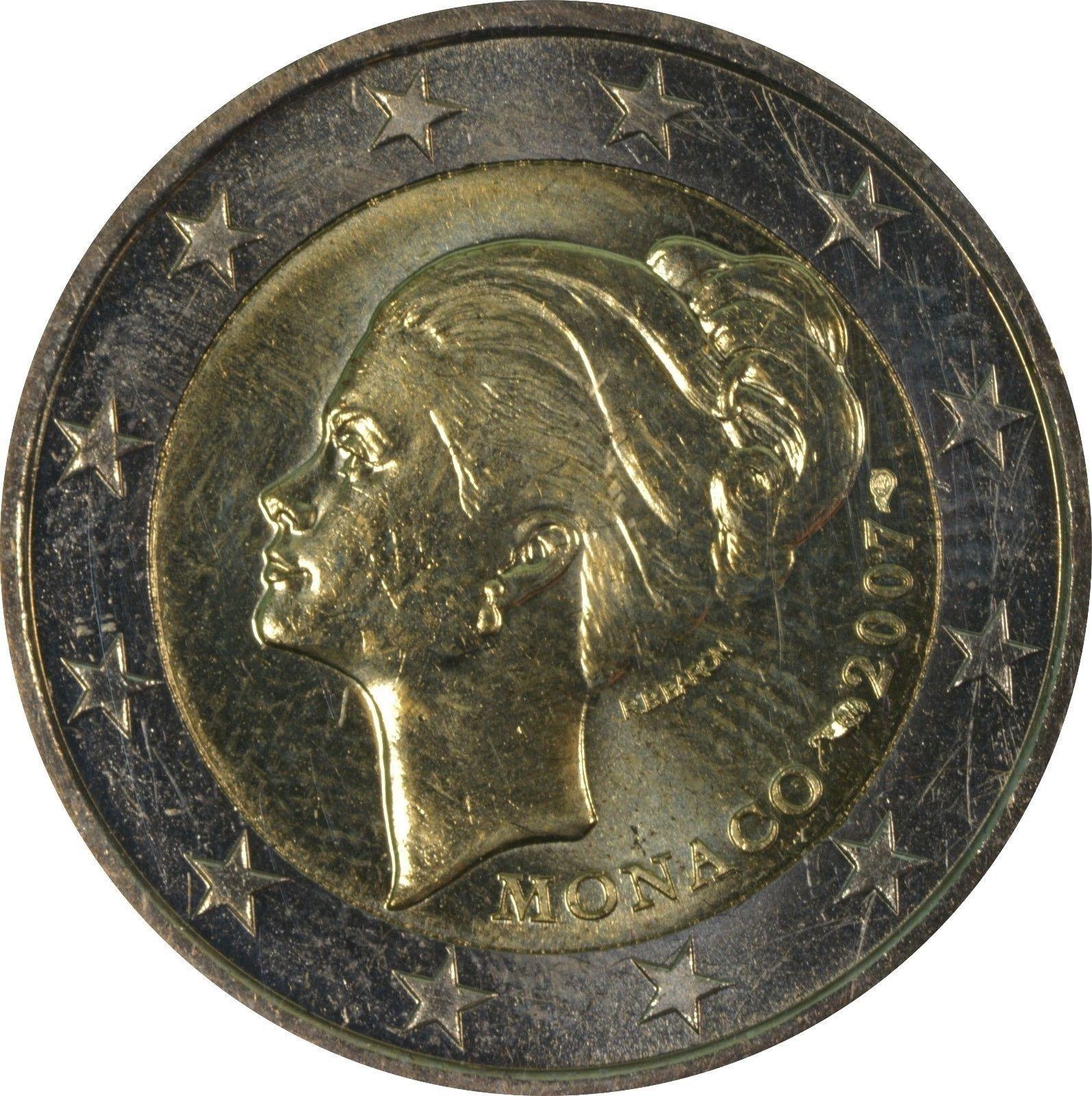 2 Euro Principato Di Monaco Grace Kelly