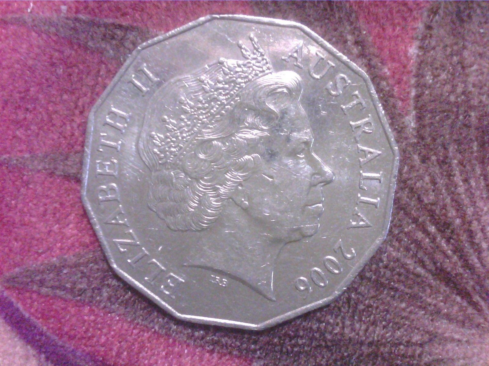 Uncirculated Elizabeth II Ex Mint Set 2006 Australian Fifty 50c Cent Coin