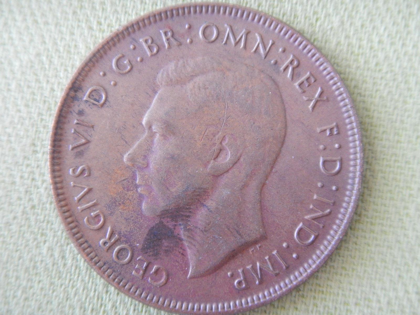 Цена монеты 1 пенни (penny) 1945 года Австралия стоимость по аукционам с описанием и фото.