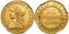 Italian States - Piedmont. 20 Francs, L'AN 9 (1800). Fr-1172; KM-C5; Pagani-3. Torino mint. Subalpine Republic, 1798-1802. Helmeted femal head left, Аукцион: Ira & Larry Goldberg от 500 USD