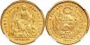 Peru. 10 Soles, 1863-YB. Fr-71; KM-193. Weight 0.4667 ounce. Arms. Reverse: Liberty seated left. One year type. NGC graded AU-58. Estimated Value $500, Аукцион: Ira & Larry Goldberg от 250 USD