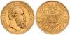 *HESSEN, Ludwig IV., 1877-1892, 20 Mark 1892 A. J.221,, st, Аукцион: Emporium Hamburg от 3 420 EUR