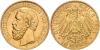 BADEN, Friedrich I., 1852-190710 Mark 1891 G. J.188, f.st, Аукцион: Emporium Hamburg от 360 EUR