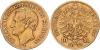 SACHSEN, Johann, 1854-187310 Mark 1872 E. J.257, kl.Rdf., ss/vz, Аукцион: Emporium Hamburg от 176 EUR