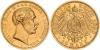 MECKLENBURG-SCHWERIN, Friedrich Franz III., 1883-1897, 10 Mark 1890 A. J.232, vz/st, Аукцион: Emporium Hamburg от 1 170 EUR