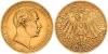 MECKLENBURG-SCHWERIN Friedrich Franz III., 1883-1897, 10 Mark 1890 A. J.232, vz, Аукцион: Emporium Hamburg от 1 080 EUR
