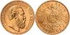 HESSEN, Ludwig IV., 1877-1892, 20 Mark 1892 A. Ex.Kieler Slg. J.221. vz/vz, Аукцион: Emporium Hamburg от 1 800 EUR
