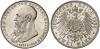 SACHSEN - MEININGEN. Georg II., 1866-1914. J. 154, EPA 2/63. 2 Mark 1915, auf seinen Tod. kl. Kr., f. St, Аукцион: Heidelberger M.H.G. от 120 EUR