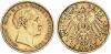 MECKLENBURG - SCHWERIN. Friedrich Franz III., 1883-1897. J. 232, EPA 10/27. 10 Mark 1890. ss, Аукцион: Heidelberger M.H.G. от 600 EUR