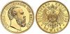 HESSEN. Ludwig IV., 1877-1892. J. 221, EPA 20/18. 20 Mark 1892. Prachtexemplar von schönster Erhaltung ! PP, Аукцион: Heidelberger M.H.G. от 10 000 EUR