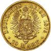 German States: Hamburg. Free City gold 10 Mark 1875-J,..., Аукцион: Heritage за 1 116руб
