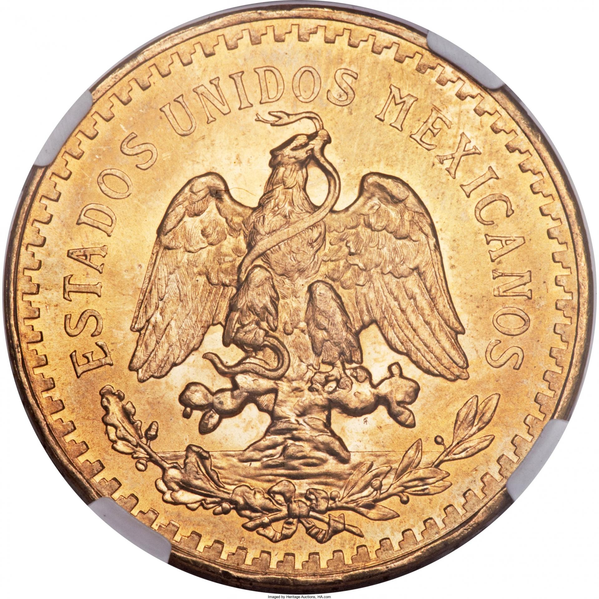 Золотые монеты 50 лет. 50 Песо Мексика золото. Мексиканские золотые песо монеты. Монета 50 песо Мексика. Золотая монета опеарция Вангард.