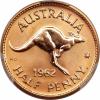 Australia: Elizabeth II Proof 1/2 Penny 1962-(P) PR67 Red PCGS,..., Аукцион: Heritage за 1 645руб