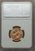 Australia: George V gold Sovereign 1926-M AU58
NGC,, Аукцион: Heritage за 329руб