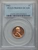 1963 1C PR69 Red Deep Cameo PCGS. PCGS Population (90/1).
NGC Census: (32/0). Numismedia Wsl. Price for problem free NGC/P, Аукцион: Heritage за 376руб