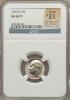 1996-W 10C MS68 Full Bands NGC. Rank #21 of the 100 Greatest U.S.
Modern Coins; 1st Edition. NGC Census: (182/14). PCGS Pop..., Аукцион: Heritage за 123руб