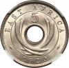 East Africa: British Colony - George V 5 Cents 1920-H
MS66 NGC,, Аукцион: Heritage за 1 058руб