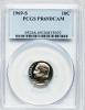 1969-S 10C PR69 Deep Cameo PCGS. PCGS Population (165/0). NGC
Census: (88/0). Numismedia Wsl. Price for problem free NGC/P..., Аукцион: Heritage за 74руб