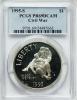 1995-S $1 Civil War Silver Dollar PR69 Deep Cameo PCGS. PCGS
Population (2858/113). NGC Census: (4209/125). Numismedia Wsl..., Аукцион: Heritage за 40руб