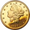 1907 $20 Liberty Double Eagle PR64+ Cameo PCGS. CAC...., Аукцион: Heritage за 70 500руб
