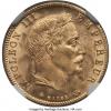 France: Napoleon III gold 5 Francs 1865-A MS65
NGC,, Аукцион: Heritage за 470руб