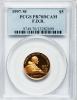 1997-W G$5 Franklin D. Roosevelt Gold Five Dollar PR70 Deep Cameo
PCGS. PCGS Population (163). NGC Census: (480). Mintage: ..., Аукцион: Heritage за 441руб