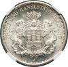 German States: Hamburg. Free City 2 Mark 1878-J MS67 NGC,..., Аукцион: Heritage за 1 645руб