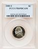 2000-S 5C PR69 Deep Cameo PCGS. PCGS Population (6080/253). NGC
Census: (3613/689). Numismedia Wsl. Price for problem free..., Аукцион: Heritage за 15руб