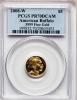 2008-W $5 Tenth-Ounce Gold American Buffalo PR70 Deep Cameo
PCGS. .9999 Fine Gold. PCGS Population (468). NGC Census:
(186, Аукцион: Heritage за 646руб
