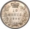 Canada: Victoria 10 Cents 1896 Obverse 6,..., Аукцион: Heritage за 2 300руб