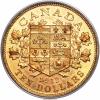 Canada: George V gold 10 Dollars 1912 MS66 PCGS,, Аукцион: Heritage за 8 813руб