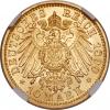German States: Mecklenburg-Schwerin. Friedrich Franz III
gold 10 Mark 1890-A MS65 NGC,, Аукцион: Heritage за 4 230руб