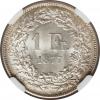 Switzerland: Confederation 1 Franc 1877-B,..., Аукцион: Heritage за 575руб