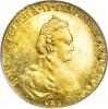 Russia: Catherine II Novodel gold 5 Roubles 1780 CПБ,..., Аукцион: Heritage за 19 550руб