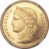Switzerland: Confederation gold 20 Francs 1889-B MS65
Prooflike NGC,, Аукцион: Heritage за 2 585руб