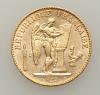 France: Republic gold 20 Francs 1893-A UNC,..., Аукцион: Heritage за 282руб