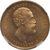 Norway: Oscar II gold 20 Kroner 1879 MS65 NGC,, Аукцион: Heritage за 603руб