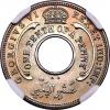British West Africa: George VI copper-nickel Specimen
1/10 Penny 1947-KN SP66 NGC,, Аукцион: Heritage за 881руб