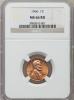 1966 1C MS66 Red NGC. NGC Census: (167/21). PCGS Population
(222/7). Numismedia Wsl. Price for problem free NGC/PCGS coin, Аукцион: Heritage за 32руб