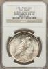 1921 $1 Peace Dollar -- Reverse Lamination -- MS64 NGC...., Аукцион: Heritage за 494руб