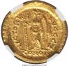 Ancients: Marcian, Eastern Roman Emperor (AD 450-457). AV
solidus (4.49 gm). NGC MS 5/5 - 4/5, Аукцион: Heritage за 1 058руб