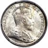 Canada: Edward VII "Small H" 5 Cents 1902 MS66
PCGS,, Аукцион: Heritage за 541руб