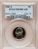2001-S 5C PR69 Deep Cameo PCGS. PCGS Population (5238/283). NGC
Census: (2895/790). Numismedia Wsl. Price for problem free..., Аукцион: Heritage за 15руб