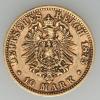 German States: Hamburg. Free City gold 10 Mark 1875-J,..., Аукцион: Heritage за 194руб