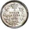 Canada: Edward VII "Small H" 5 Cents 1902 MS66
PCGS,, Аукцион: Heritage за 541руб