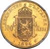 Bulgaria: Ferdinand I gold 100 Leva 1894-KБ UNC Details
(Surface Hairlines) NGC,, Аукцион: Heritage за 6 463руб